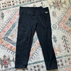 Black PINK Victorias Secret Capri Leggings